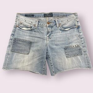 Vintage-inspired Lucky Brand "Laguna Short" denim shorts